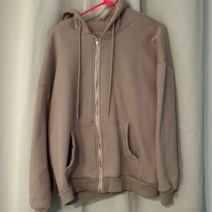 oversized hoodie jacket size L